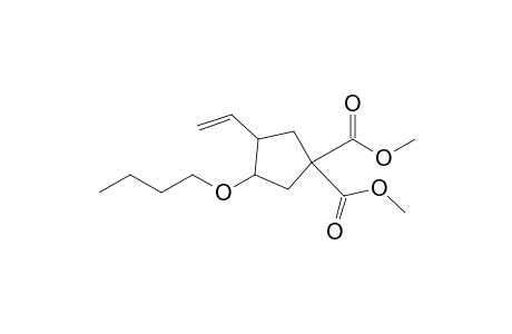 1,1-Dicarbmethoxy-3-butoxy-4-vinylcyclopentane