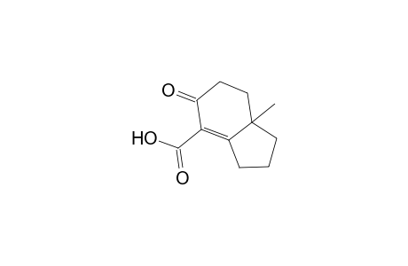 4-Indancarboxylic acid, 5,6,7,7a-tetrahydro-7a-methyl-5-oxo-