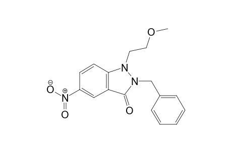 2-Benzyl-1-(2-methoxyethyl)-5-nitro-1,2-dihydro-3H-indazol-3-one