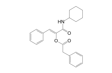(Z)-1-(cyclohexylcarbamoyl)-2-phenylvinyl 2-phenylacetate