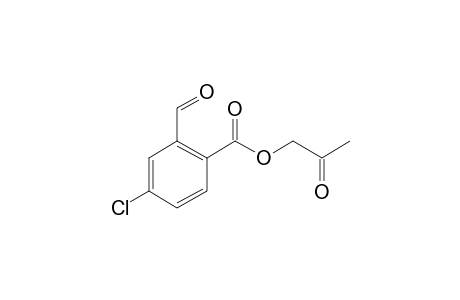 2-Oxopropyl 4-Chloro-2-formylbenzoate