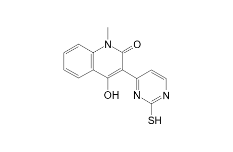 4-Hydroxy-3-(2-mercaptopyrimidin-4-yl)-1-methyl-2(1H)-quinolinone