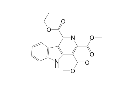 5H-Pyrido[4,3-b]indole-1,3,4-tricarboxylic acid, 1-ethyl 3,4-dimethyl ester