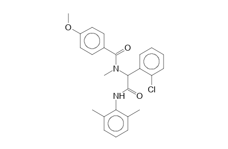 2-(2-Chlorophenyl)-2-(4-methoxy-N-methylbenzamido)-N-(2,6-xylyl)acetamide