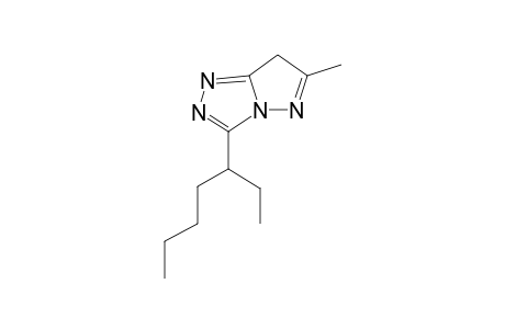 7H-pyrazolo[5,1-c]-1,2,4-triazole, 3-(1-ethylpentyl)-6-methyl-