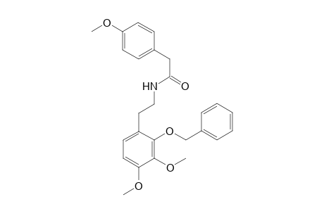 N-(2-(benzyloxy)-3,4-dimethoxyphenethyl)-2-(4-methoxyphenyl)acetamide