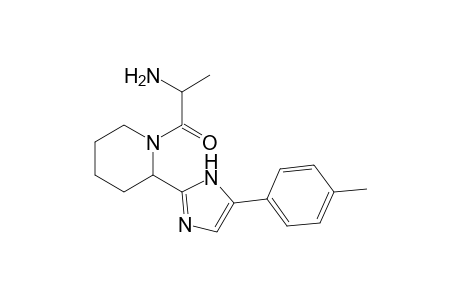 2-amino-1-(2-(5-(p-tolyl)imidazol-2-yl)piperidin-1-yl)propan-1-one