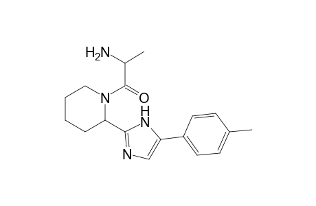 2-amino-1-(2-(5-(p-tolyl)imidazol-2-yl)piperidin-1-yl)propan-1-one