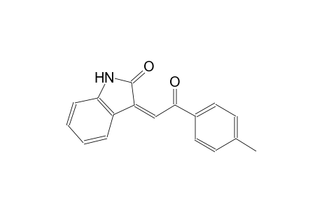 2H-indol-2-one, 1,3-dihydro-3-[2-(4-methylphenyl)-2-oxoethylidene]-, (3Z)-