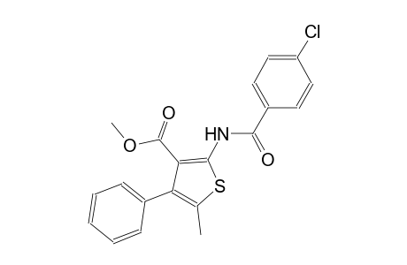 methyl 2-[(4-chlorobenzoyl)amino]-5-methyl-4-phenyl-3-thiophenecarboxylate
