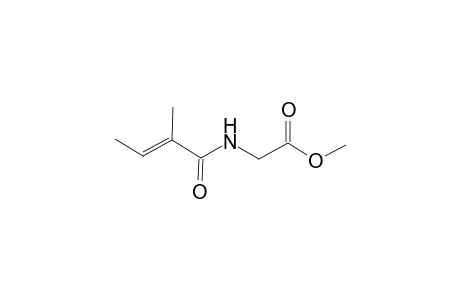 Glycine, N-(2-methyl-1-oxo-2-butenyl)-, methyl ester, (E)-