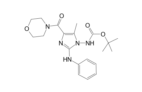 Tert-Butyl [2-anilino-5-methyl-4-(morpholin-4-ylcarbonyl)-1Himidazol-1-yl]carbamate