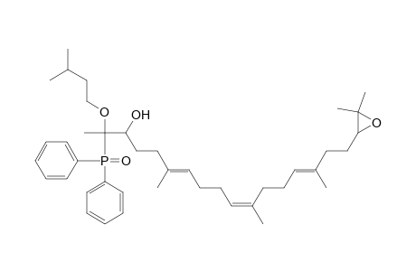 6,10,14-Heptadecatrien-3-ol, 17-(3,3-dimethyloxiranyl)-2-(diphenylphosphinyl)-6,11,15-trimethyl-2-(3-methylbutoxy)-