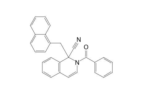 2-Benzoyl-1-[(naphth-1'-yl)methyl]-1,2-dihydroisoquinoline-1-carbonitrile