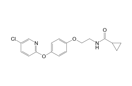 Cyclopropanecarboxamide, N-[2-[4-[(5-chloro-2-pyridinyl)oxy]phenoxy]ethyl]-