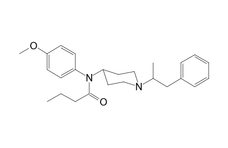 N-4-Methoxyphenyl-N-[1-(1-phenylpropan-2-yl)piperidin-4-yl]butanamide