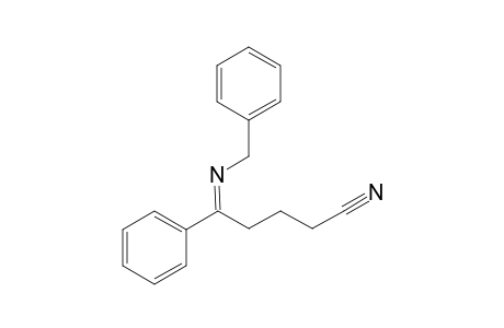 5-(Benzylimino)-5-phenylpentanenitrile