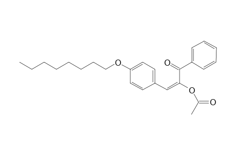 2-Propen-1-one, 2-(acetyloxy)-3-[4-(octyloxy)phenyl]-1-phenyl-