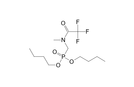 Phosphonic acid, [[methyl(trifluoroacetyl)amino]methyl]-, dibutyl ester