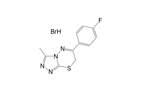 6-(4-fluorophenyl)-3-methyl-7H-[1,2,4]triazolo[3,4-b][1,3,4]thiadiazine hydrobromide