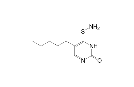 6-(aminothio)-5-pentylpyrimidin-2(1H)-one