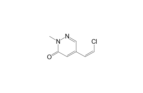 5-[(Z)-2-Chloro-1-vinyl]-2-methylpyridazin-3(2H)-one
