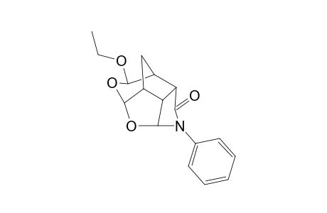 (N-Phenyl-5-ethoxy-2,4-dioxa-8-oxo-9-aza)tetracyclo[4.3.3.0(3,11).0(7,10)]dodecane