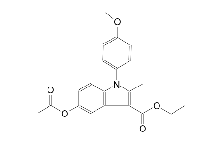 1H-indole-3-carboxylic acid, 5-(acetyloxy)-1-(4-methoxyphenyl)-2-methyl-, ethyl ester