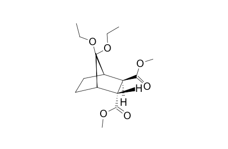 Dimethyl-(1RS, 2RS,3RS,4sr)-7,7-diethoxybicyclo-[2.2.1]-heptane-2,3-dicarboxylate