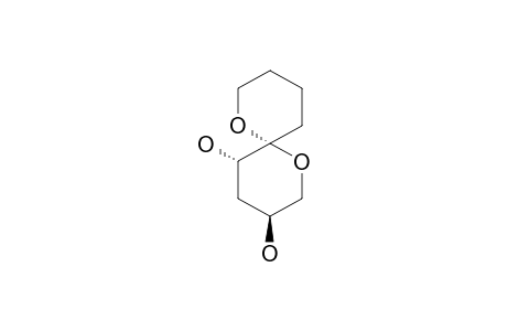 (3S*,5S*,6S*)-1,7-DIOXA-SPIRO-[5.5]-UNDECANE-3,5-DIOL