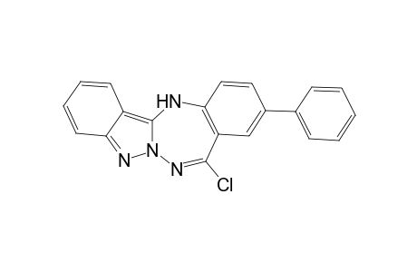 13-Chloro-2-phenyl-5H-indazolo[3,2-b]-1,3,4-benzotriazepine