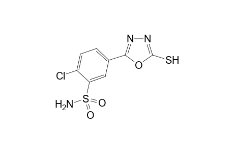 2-Chloro-5-(5-mercapto-1,3,4-oxadiazol-2-yl)benzenesulfonamide