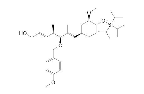 (2E,4R,5S,6E)-4,6-Dimethyl-5-(p-methoxybenzyl)oxy]-7-[(1R,3R,4R)-3-methoxy-4-[(triisopropylsilyl)oxy]cyclohexyl]-2,6-heptadien-1-ol