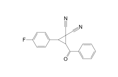 1-Benzoyl-2-(p-fluorophenyl)-3,3-dicyanocyclopropane