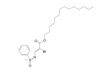 (Z)-N-[2-Bromo-2-(n-tetradecyloxycarbonyl)]vinyl-S-phenyl-S-methyl sulfoximine