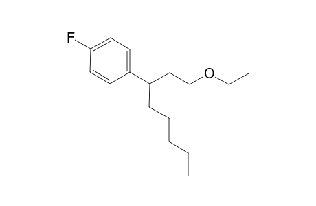 1-Ethoxy-3-p-fluorophenyloctane