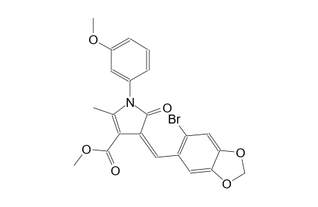 1H-pyrrole-3-carboxylic acid, 4-[(6-bromo-1,3-benzodioxol-5-yl)methylene]-4,5-dihydro-1-(3-methoxyphenyl)-2-methyl-5-oxo-, methyl ester, (4Z)-