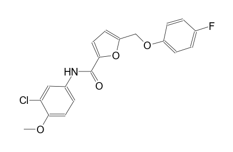 N-(3-chloro-4-methoxyphenyl)-5-[(4-fluorophenoxy)methyl]-2-furamide