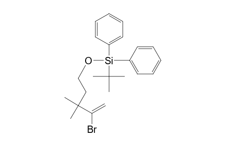 (4-bromanyl-3,3-dimethyl-pent-4-enoxy)-tert-butyl-diphenyl-silane