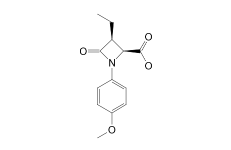 CIS-1-PARA-ANISYL-4-CARBOXY-3-ETHYLAZETIDIN-2-ONE