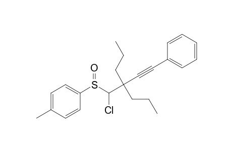 1-Chloro-2-phenylethynyl-2-propyl-1-(p-tolylsulfinyl)pentane