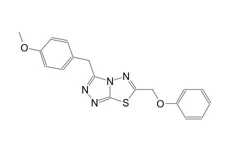 3-(4-methoxybenzyl)-6-(phenoxymethyl)[1,2,4]triazolo[3,4-b][1,3,4]thiadiazole