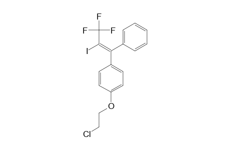(Z)-3,3,3-TRIFLUORO-2-IODO-1-[4-(2-CHLOROETHOXY)-PHENYL]-1-PHENYLPROPENE