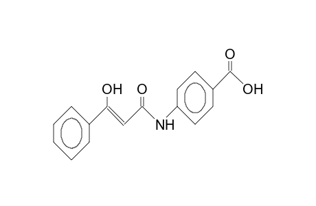 4-(2-Benzoyl-acetamido)-benzoic acid, enolform