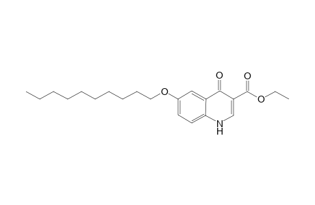6-Decyloxy-4-oxo-1,4-dihydroxyquinoline-3-carboxylic acid ethyl ester