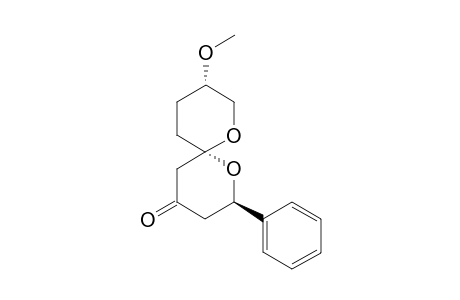 (2R,6S,9S)-9-Methoxy-2-phenyl-1,7-dioxaspiro[5.5]undecan-4-one