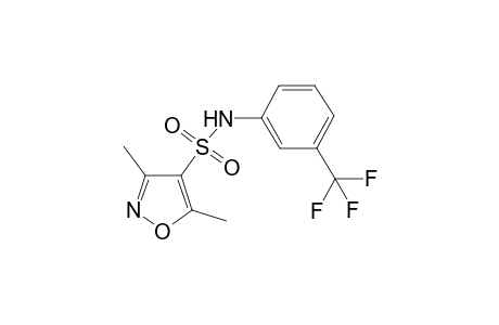 3,5-Dimethyl-N-[3-(trifluoromethyl)phenyl]-1,2-oxazole-4-sulfonamide