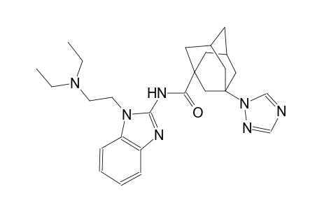 N-{1-[2-(diethylamino)ethyl]-1H-benzimidazol-2-yl}-3-(1H-1,2,4-triazol-1-yl)-1-adamantanecarboxamide