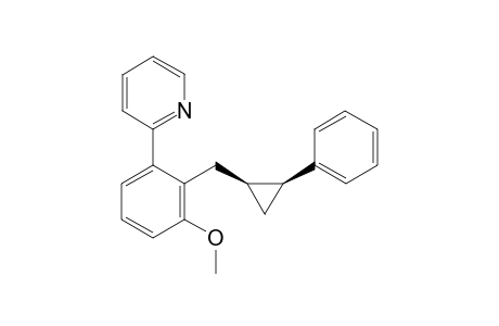 2-{3-Methoxy-2-[(cis-2-phenylcyclopropyl)methyl]phenyl}pyridine