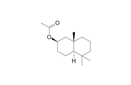 5,5,9beta-Trimethyl-trans-2beta-decalyl acetate